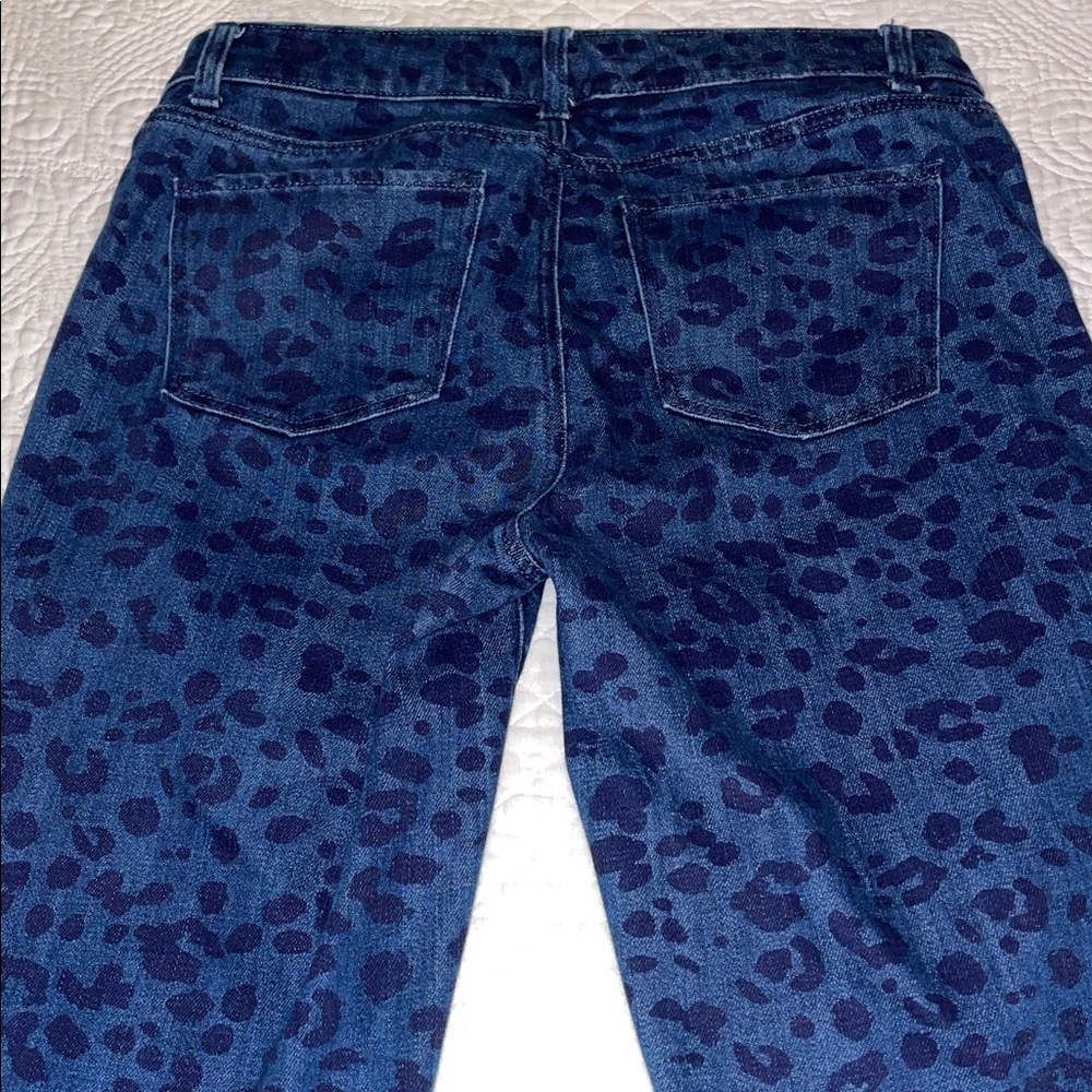 Talbots Dark Leopard Print Women Jeans - Picture 6 of 10